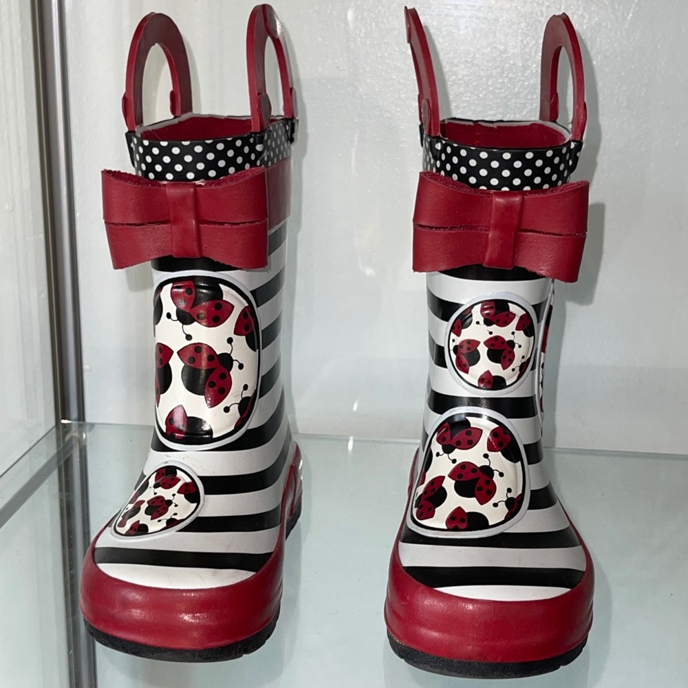 Toddler Ladybug Rain Boots